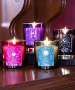 Gothic Gifts The Lovers Red Rose Tarot Candle