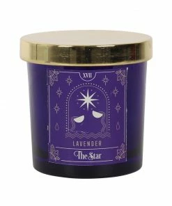 Gothic Gifts The Star Lavender Tarot Candle Homeware