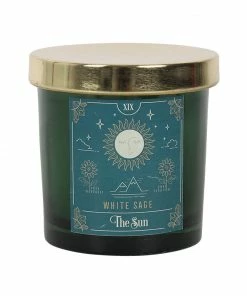 Gothic Gifts The Sun White Sage Tarot Candle