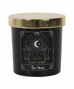 Gothic Gifts The Moon Black Opium Tarot Candle