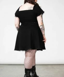 Killstar Time Out Zip Denim Dress New Arrivals