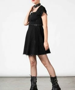 Killstar Time Out Zip Denim Dress New Arrivals