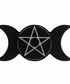 Gothic Gifts Triple Moon Spell Candle Holder Homeware
