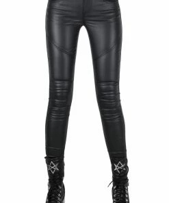 Killstar Nocturnal Coated Jeans