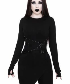 Ladies Killstar Vampyre Long Sleeve Top