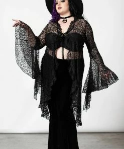 Killstar Vilania Lace Duster Ladies