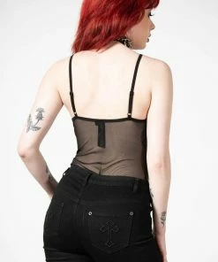 Killstar Violenta Lace-Up Bodysuit Ladies 15 Killstar Violenta Lace-Up Bodysuit Ladies
