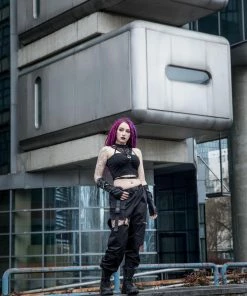 Dark In Love Hollow Thigh Trousers Ladies