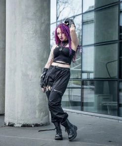 Dark In Love Hollow Thigh Trousers Ladies