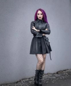 Ladies Dark In Love Lacerta Mini Skirt