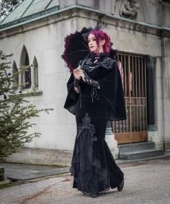 Dark In Love Cordelia Velvet Skirt Ladies