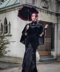 Dark In Love Cordelia Velvet Skirt Ladies