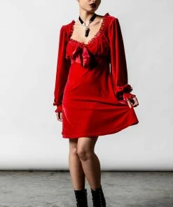 Killstar Witchful Thinking Dress Scarlet Ladies