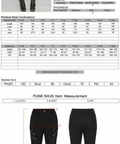 New Arrivals Punk Rave Raven Jeans