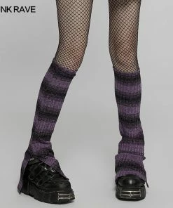 New Arrivals Punk Rave Nikita Leg Warmers - Violet