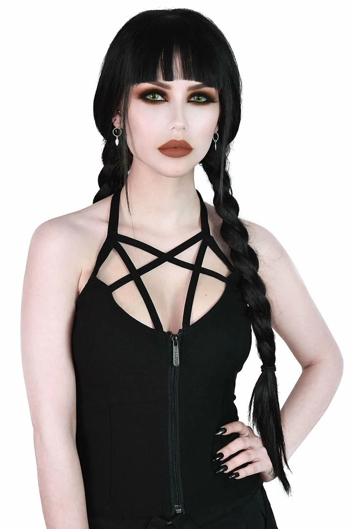 Killstar Rockoholic Halter Top Ladies 3 Killstar Rockoholic Halter Top Ladies