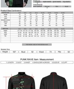 Punk Rave Ascelin Shirt Black / Green 21 Punk Rave Ascelin Shirt Black / Green