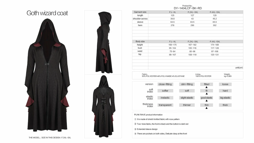 New Arrivals Punk Rave Elowen Jacquard Coat 11 New Arrivals Punk Rave Elowen Jacquard Coat