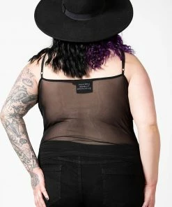 Killstar Yuna Ribbon Mesh Top