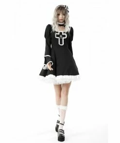 Ladies Dark In Love Crucifix Dress 24 Ladies Dark In Love Crucifix Dress