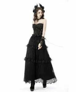 Dark In Love Delilah Corset Top Ladies