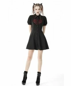 Ladies Dark In Love Lovers Heart Dress