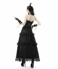 Dark In Love Delilah Corset Top Ladies