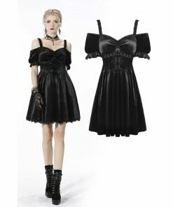Ladies Dark In Love Viviana Party Dress Black