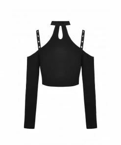 New Arrivals Dark In Love Dara Cropped Top