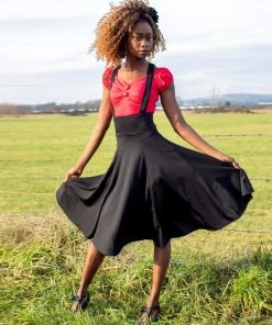 Ladies Collectif Alexa Ponte Swing Skirt