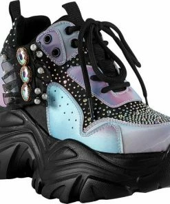 Ladies Anthony Wang Watermelon-02 Hidden Heel Sneakers - Multi
