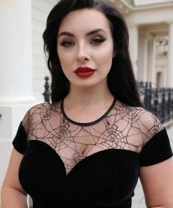 Collectif Arca Dark Queen Maxi Dress Ladies