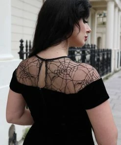 Collectif Arca Dark Queen Maxi Dress Ladies