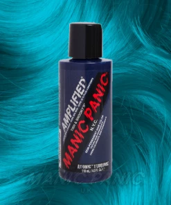 Amplified Manic Panic Semi Permanent Hair Colour EU Formula - Atomic Turquoise