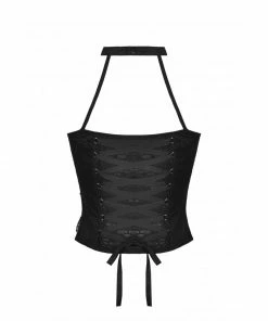 New Arrivals Dark In Love Anthea Halter Top