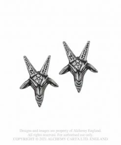Alchemy Gothic Baphomet Studs Accessories