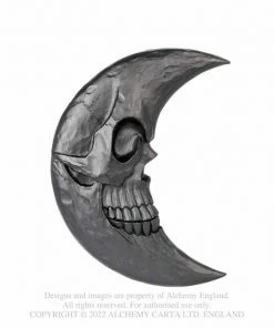 Alchemy Gothic Black Moon Hand Mirror