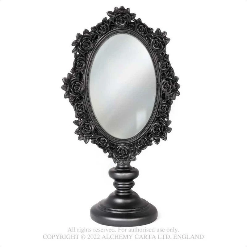 Homeware Alchemy Gothic Black Rose Dressing Table Mirror 3 Homeware Alchemy Gothic Black Rose Dressing Table Mirror