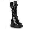 Ladies Anthony Wang Orange Cookies Hidden Heel Boots - Black