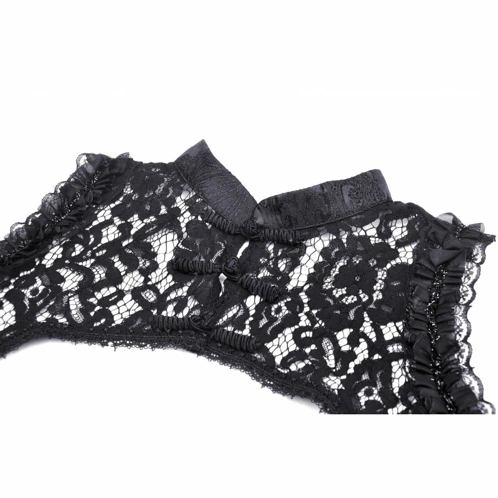 Ladies Dark In Love Esmeralda Lace Cape 11 Ladies Dark In Love Esmeralda Lace Cape