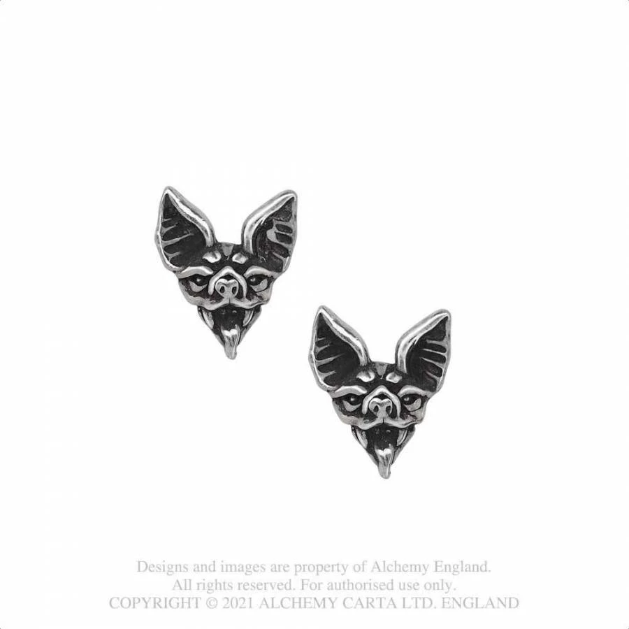 Alchemy Gothic Cauchemar Bat Head Studs Accessories 3 Alchemy Gothic Cauchemar Bat Head Studs Accessories
