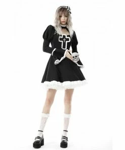 Ladies Dark In Love Crucifix Dress 25 Ladies Dark In Love Crucifix Dress