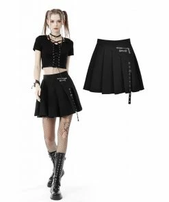 Dark In Love Lenora Pleated Skirt
