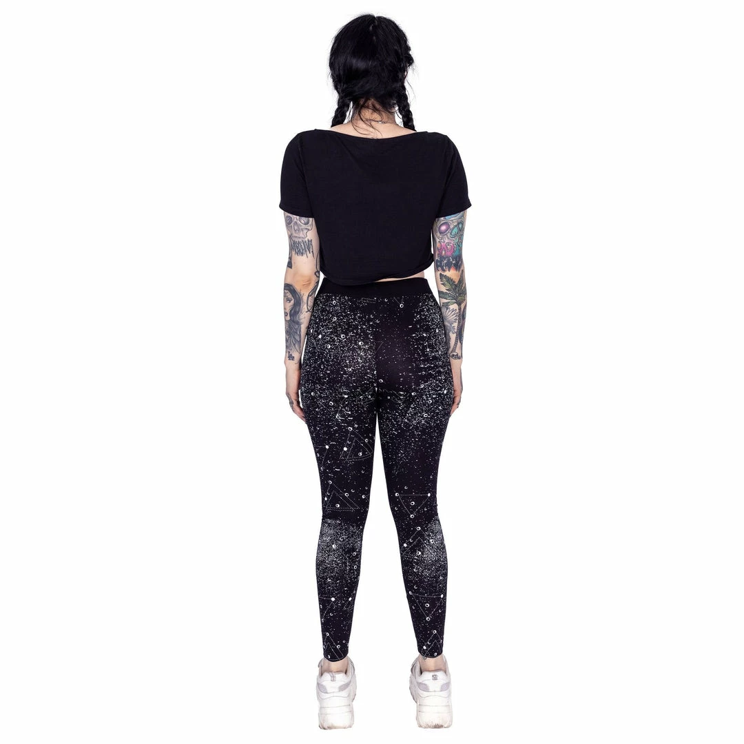 Chemical Black Chemical Moon Phase Leggings Ladies 8 Chemical Black Chemical Moon Phase Leggings Ladies