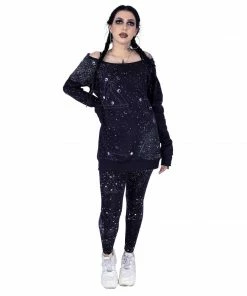Chemical Black Chemical Moon Phase Top Ladies
