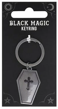 Gothic Gifts Black Magic Keyring - Coffin