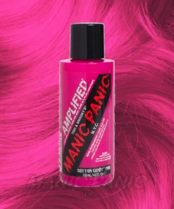 Hair Dye Amplified Manic Panic Semi Permanent Hair Colour EU Formula - Cotton Candy Pink