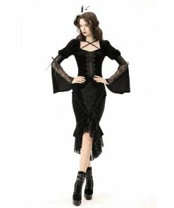 Dark In Love Zira Velvet Fishtail Skirt New Arrivals 45 Dark In Love Zira Velvet Fishtail Skirt New Arrivals