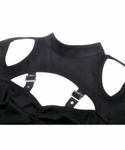 Dark In Love Alice Cold Shoulder Top Ladies