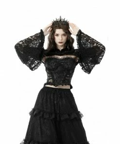 Ladies Dark In Love Esmeralda Lace Cape 21 Ladies Dark In Love Esmeralda Lace Cape